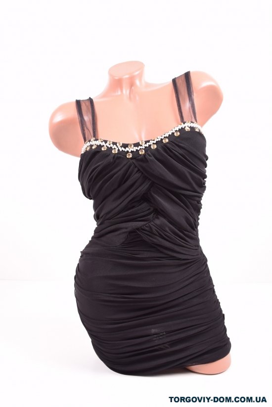 Платье вечернее женское (цв.черный) Размер в наличии : 38 арт.8351-1