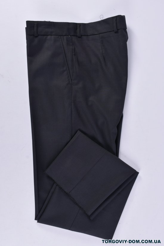 Брюки классические для мальчика (цв.черный) BOLD (Silk 35%,Viscose 65%) Размеры в наличии : 34, 36, 38, 40, 42 арт.19002