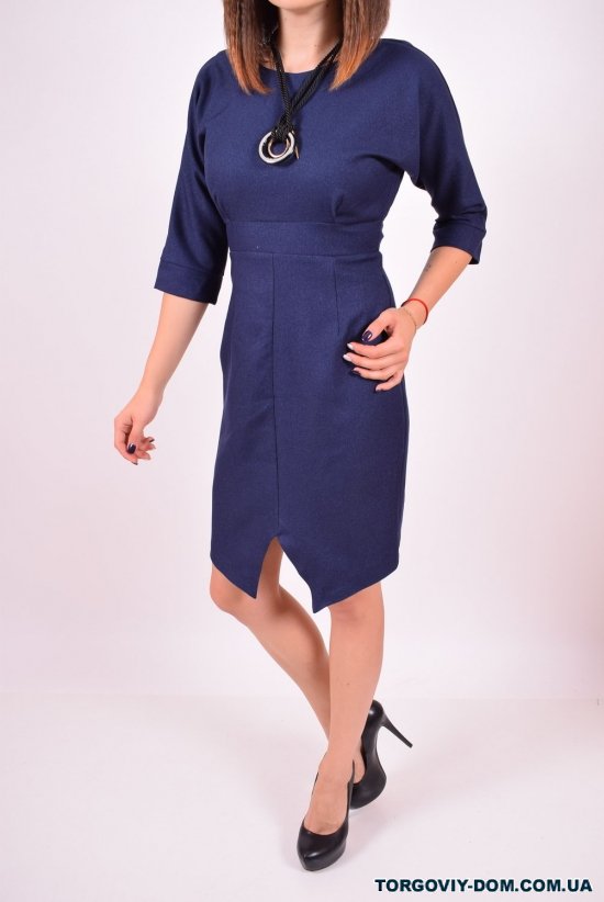 Сукня жіноча з біжутерією (кол. Т / синій) BONADEA Розмір в наявності : 46 арт.024-3275