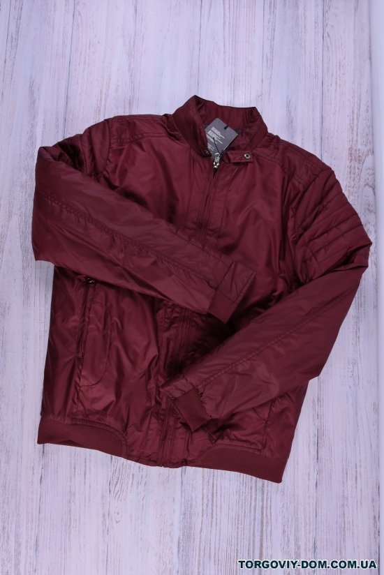 Куртка мужская демисезонная (цв.бордовый) Ge Bruder Размеры в наличии : 44, 46, 48, 50, 52 арт.745