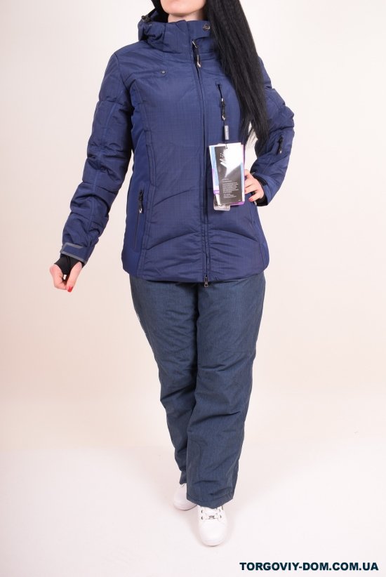 Костюм жіночий лижний (кол. Т. Синій) з дихаючої мембранної тканини 10000 mm SNOW HEADQUAR Розмір в наявності : 46 арт.B-8053