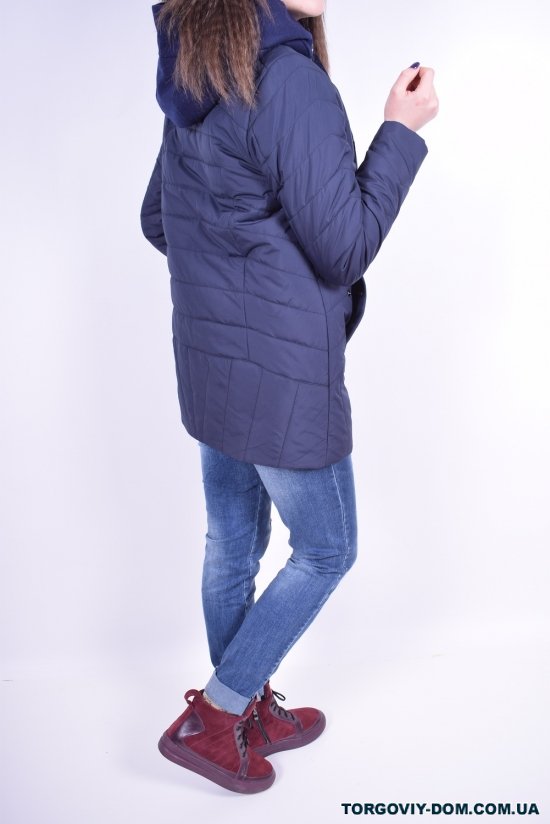 Куртка жіноча з плащової тканини демісезонний (color 21523) Quiet Poem Розмір в наявності : 46 арт.BM8309