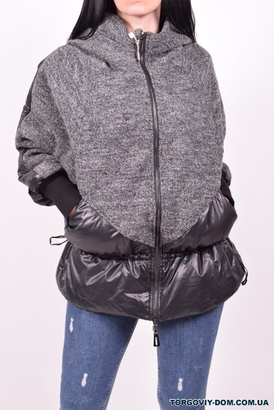 Куртка жіноча комбінована Rufuete Розміри в наявності : 46, 48, 50, 52 арт.CH7364-1