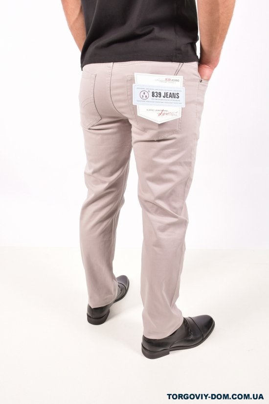Брюки мужские стрейчевые "839 Jeans" (Cotton 98%,Elastane 2%) Размер в наличии : 30 арт.W026-3-8