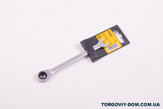 Ключ рожково-накидний трещеточний 9мм CrV SATINE арт.6022091