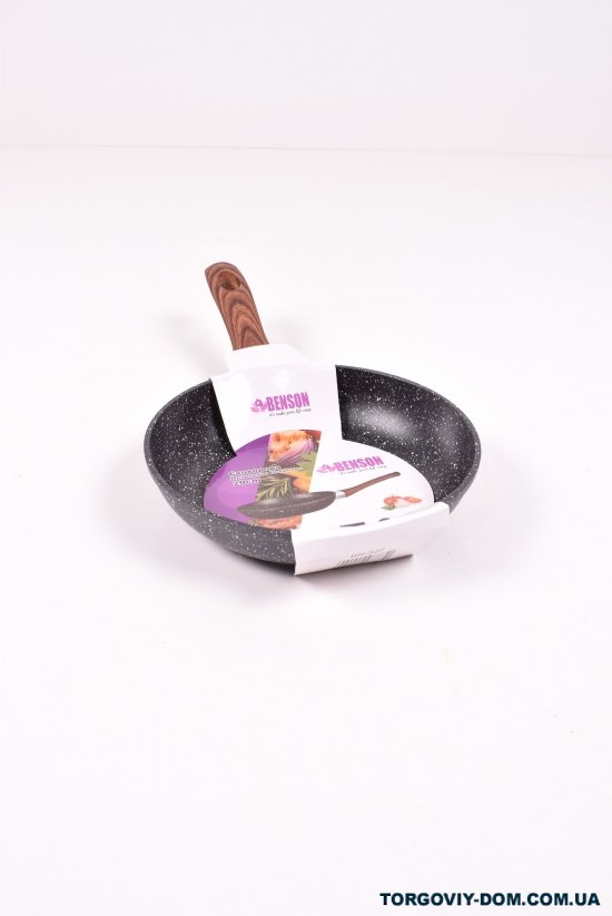 Сковорода с антипригарным мраморным покрытием (d-20см) "Benson" арт.BN-522