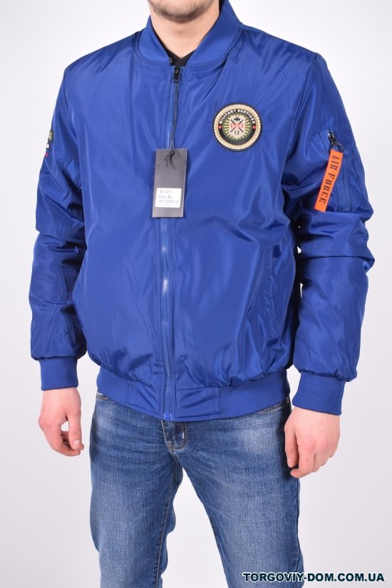 Куртка чоловіча з плащової тканини демісезонний (кол. Синій) TRUPPA Розмір в наявності : 44 арт.218