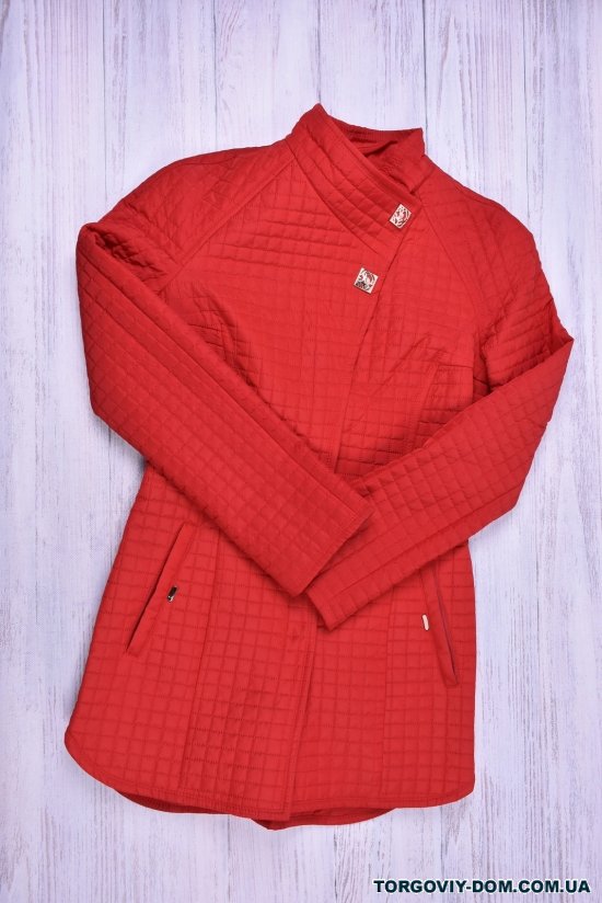 Куртка женская (цв.красный) из плащевки Размеры в наличии : 40, 42 арт.1020