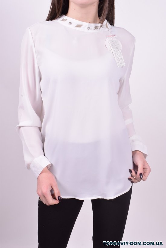 Блуза жіноча (кол. Білий) Qianzhidu Розміри в наявності : 42, 44, 46 арт.B80006