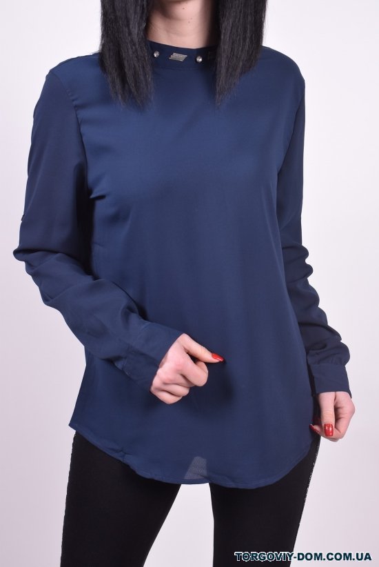 Блуза женская ( цв.т.синий) Qianzhidu (Polyester 100%) Размер в наличии : 42 арт.B80006