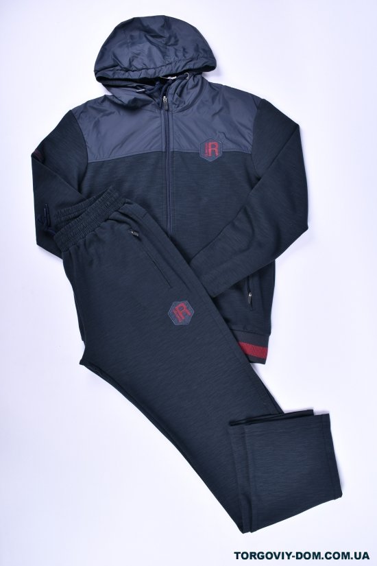 Костюм спортивный мужской комбинированный (цв.чёрный/бордовый) Rowinger Размер в наличии : 44 арт.201987