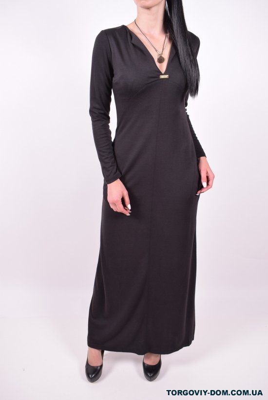 Платье женское стрейчевое  (цв.черный) Размер в наличии : 42 арт.9009