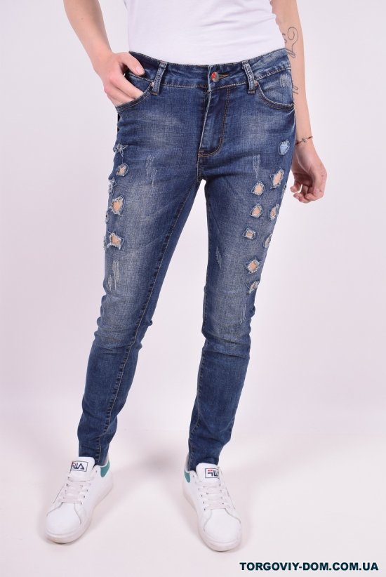 Джинси жіночі стрейчеві NewJeans Розмір в наявності : 25 арт.F91