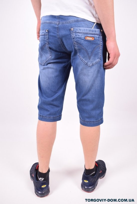 Шорты мужские джинсовые  стрейчевые FANGSIDA Размер в наличии : 30 арт.U-7-1202