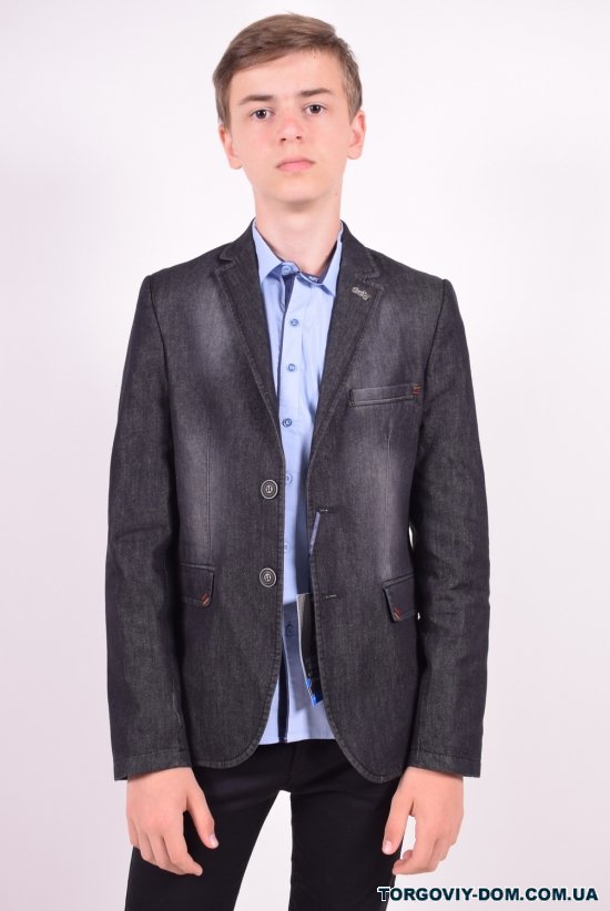Пиджак для мальчика (Talin)  color Black  Palmiro rossi Рост в наличии : 146, 152, 164 арт.6050