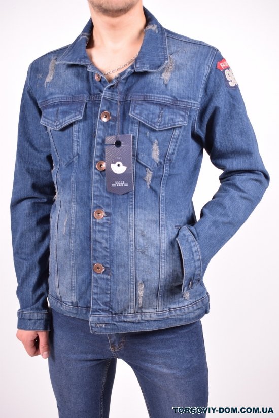 Піджак джинсовий чоловічий Hacker Розмір в наявності : 42 арт.H594