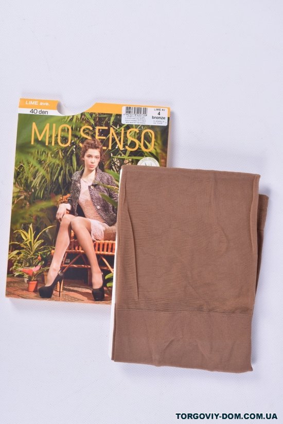 Колготки женские "Mio Senso" 40 den (bronze) Размеры в наличии : 2, 3, 4 арт.LIMEave