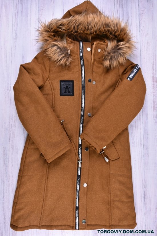 Куртка парку жіноча (кол. Коричневий) демісезонний GREMONA Розмір в наявності : 42 арт.3375