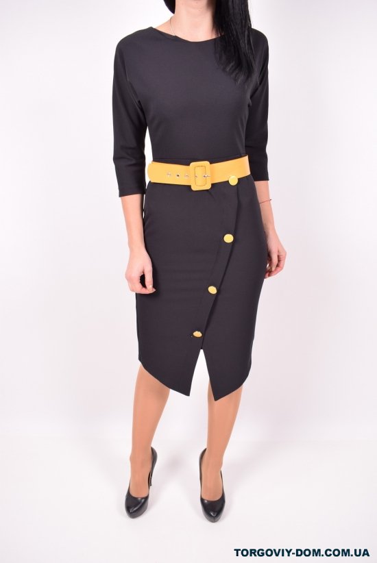 Сукня жіноча з поясом (кол. Чорний) ONCU Розмір в наявності : 40 арт.016-6232