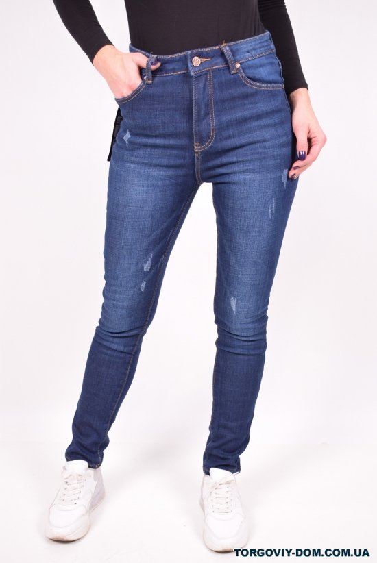 Джинси жіночі стрейчеві на флісі NewJeans Розмір в наявності : 25 арт.D3553