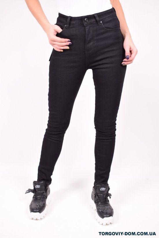 Джинси жіночі стрейчеві на флісі NewJeans Розмір в наявності : 25 арт.D3542