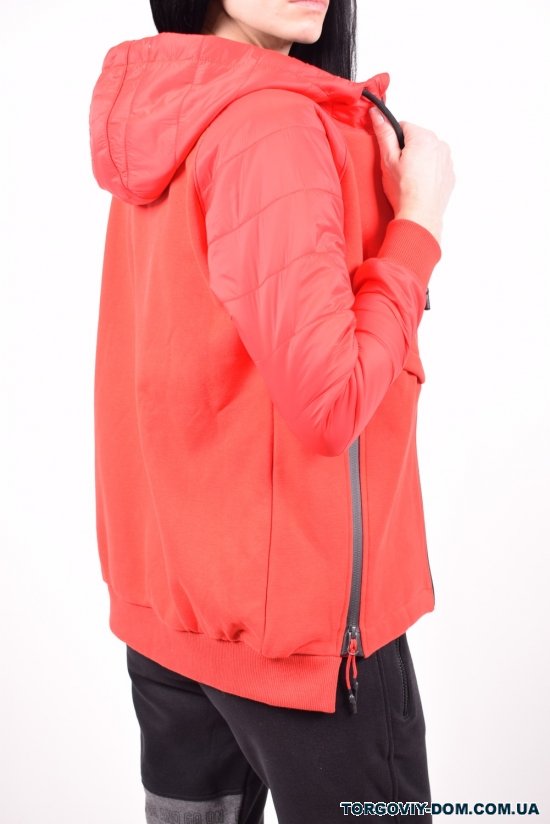 Кофта спортивная женская (цв.красный) на флисе "MARATON" Размер в наличии : 44 арт.MWAW1918164TRT003