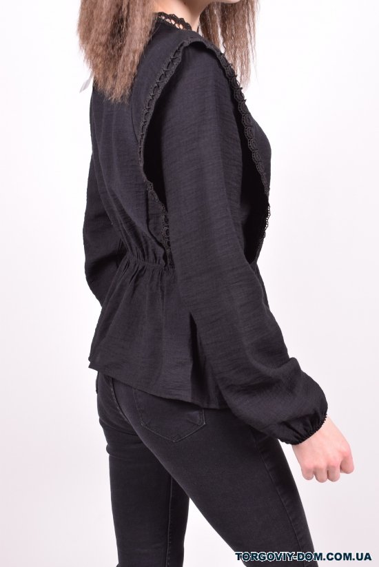Блузка жіноча (кол. Чорний) "Karon" Розмір в наявності : 44 арт.9543