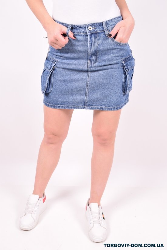 Спідниця жіноча джинсова Saint Wish Розміри в наявності : 25, 26 арт.S9076