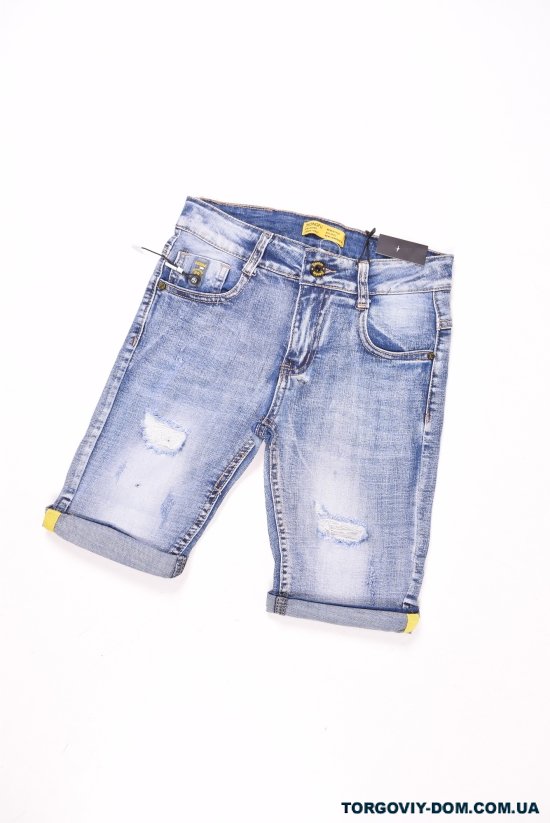 Шорти джинсові для хлопчика (кол. Синій) "ZHONGFU" Зріст в наявності : 146 арт.BC-10281