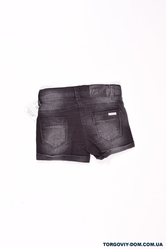 Шорты джинсовые для девочки стрейчевые ELEYSA Объем в наличии : 110 арт.305566