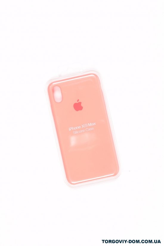 Силиконовый чехол iPhone Xs Max (внутренняя отделка - микрофибра) Coral-36 арт.iPhone Xs Max