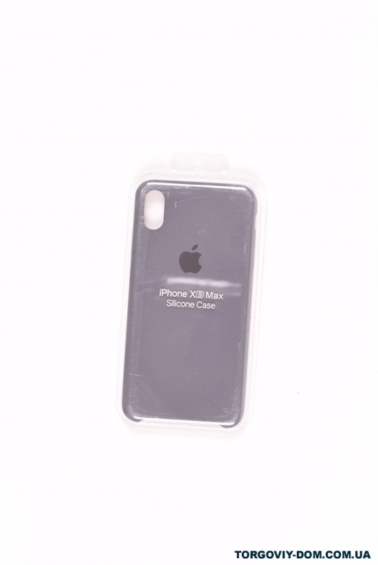 Силіконовий чохол iPhone Xs Max (внутрішня обробка - мікрофібра) Space Grey арт.iPhone Xs Max