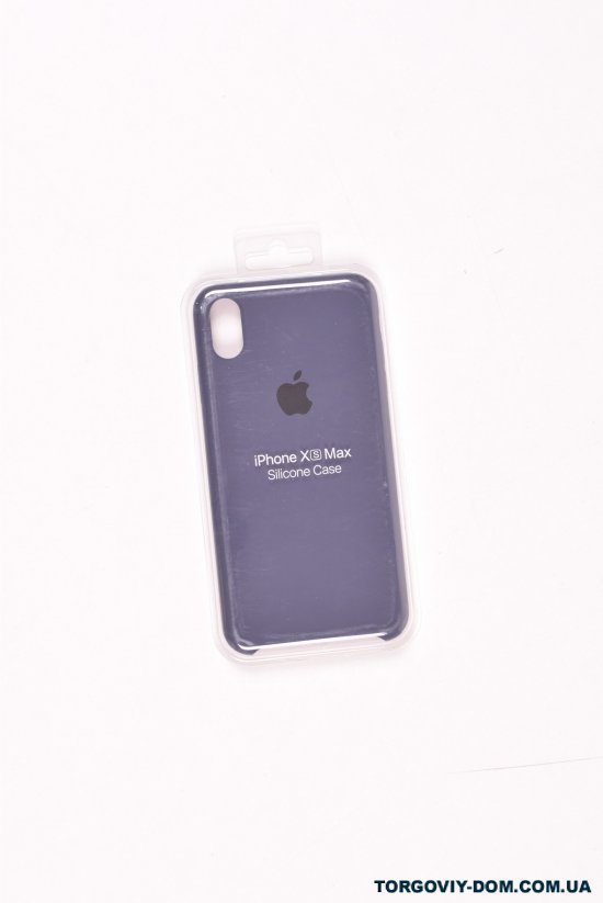 Силіконовий чохол iPhone Xs Max (внутрішня обробка - мікрофібра) Midnt Blue-19 арт.iPhone Xs Max