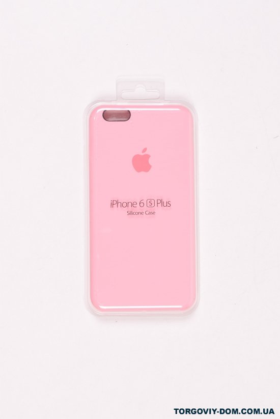 Силіконовий чохол iPhone 6s Plus (внутрішня обробка - мікрофібра) Pink-13 арт.iPhone 6s Plus