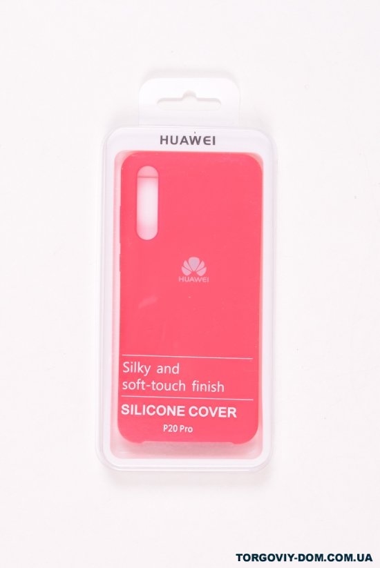 Силиконовый чехол Huawei P20 Pro (внутренняя отделка - микрофибра) Barbi Pink-37 арт.Huawei P20 Pro