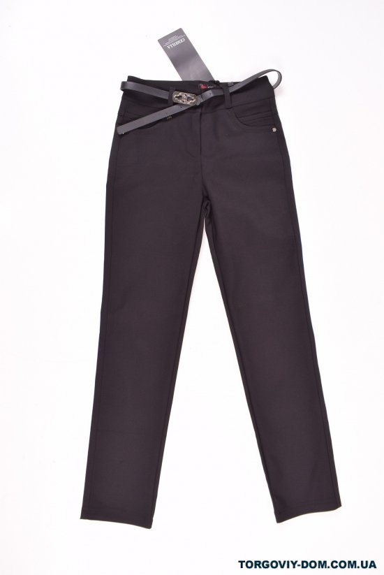 Штани для дівчинки стрейчеві з поясом "CEMEILLA" Зріст в наявності : 122 арт.6102-1