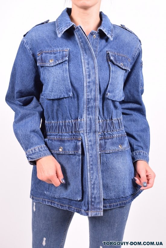 Куртка женская джинсовая Размеры в наличии : 46, 48, 50, 52, 54, 56 арт.FX9989