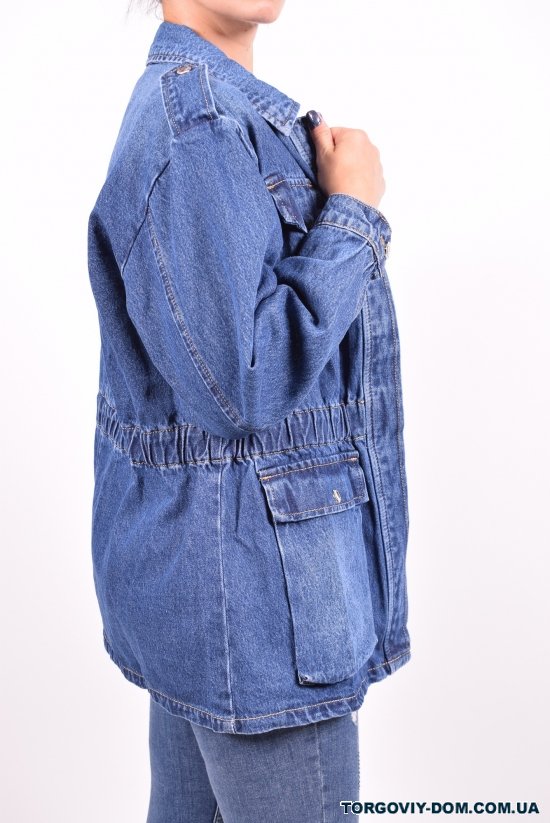 Куртка жіноча джинсова Розміри в наявності : 46, 48, 50, 52, 54, 56 арт.FX9989