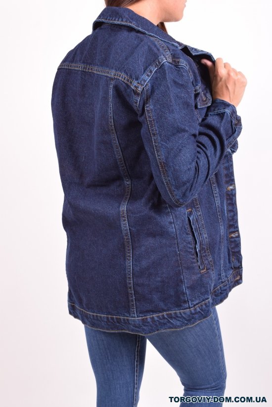 Піджак джинсовий жіночий (кол. Т / синій) HKG Розміри в наявності : 40, 42, 44 арт.2372