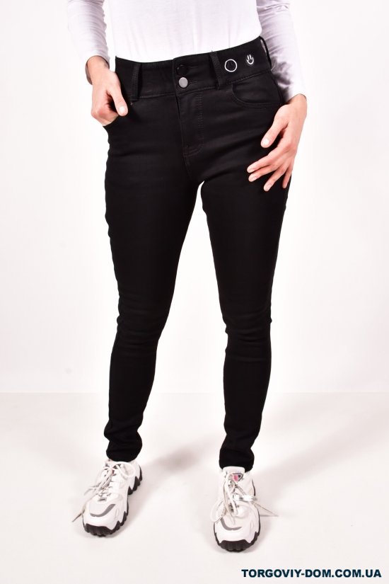 Джинсы женские стрейчевые на флисе NewJeans Размеры в наличии : 25, 26 арт.DF572