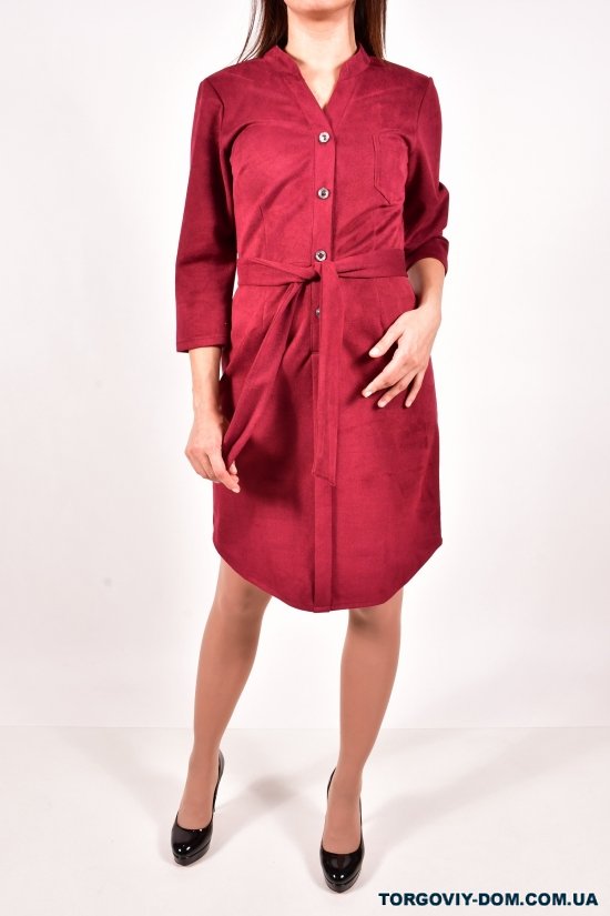 Сукня жіноча трикотажна (кол. бордовий) Розмір в наявності : 42 арт.776