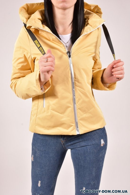 Куртка жіноча демісезонна (кол. Жовтий) DS Розмір в наявності : 48 арт.20-8055