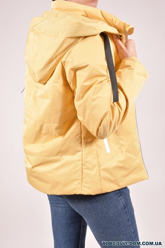 Куртка женская демисезонная (цв.желтый) D.S Размер в наличии : 48 арт.20-8055