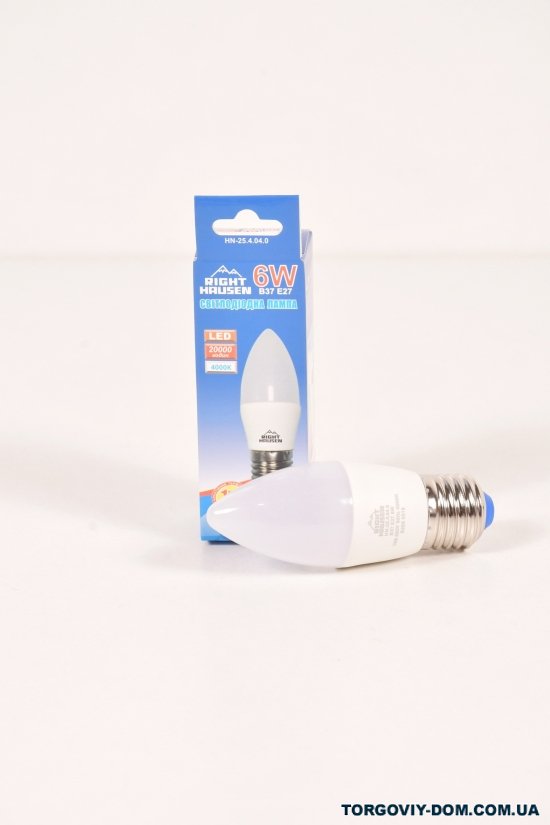 Лампа RIGHT HAUSEN LED (6W E27 4000K) арт.HN-254040