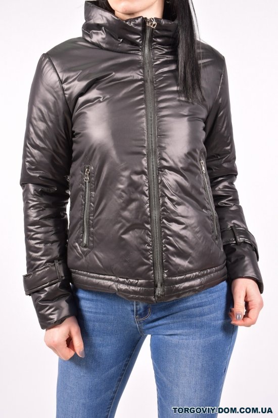 Куртка женская (цв.черный) демисезонная из плащевки SY Размеры в наличии : 44, 46, 48 арт.A882