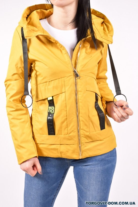 Куртка жіноча демісезонна (кол. Гірчичний) Розмір в наявності : 46 арт.9077
