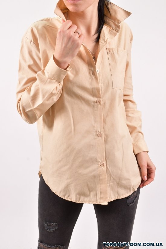 Рубашка женская (цв.кремовый) My Linda Размеры в наличии : 42, 48 арт.Y2163