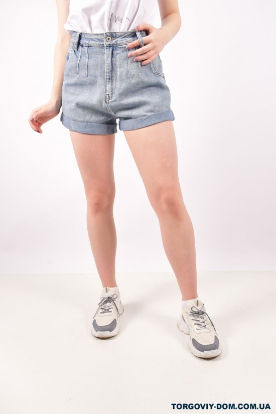 Шорты женские джинсовые стрейчевые Размеры в наличии : 25, 26, 28, 29, 30 арт.G627-1