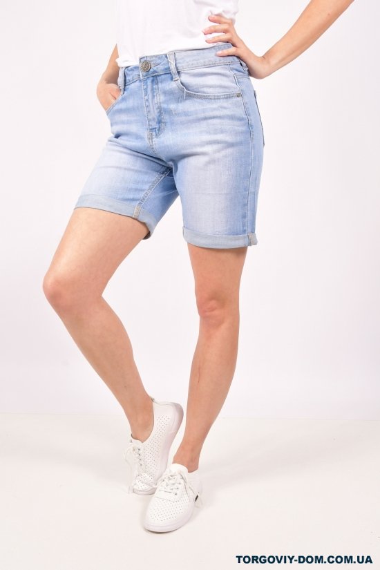 Шорты женские джинсовые стрейчевые Размеры в наличии : 25, 26, 27 арт.MF-2150