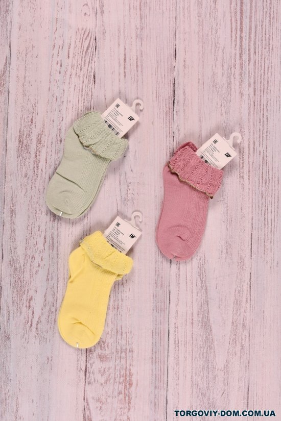 Шкарпетки для дівчинки всесезонні "Шугуан" від 3 до 6 років арт.C677